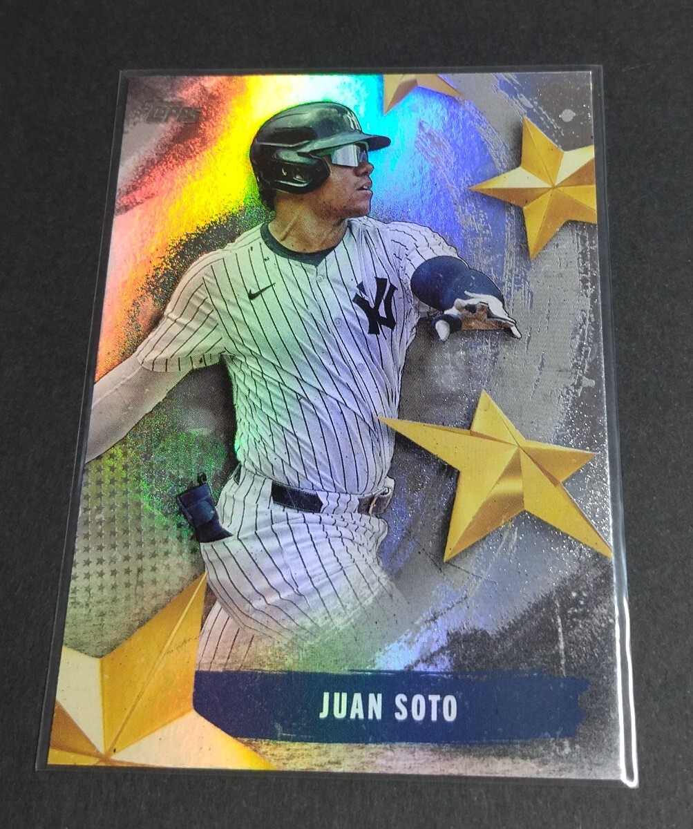 MLB 2025年topps フアン・ソト(ヤンキース) STARS OF MLB!No,SMLB-22。Yankees JUAN SOTO 拍卖