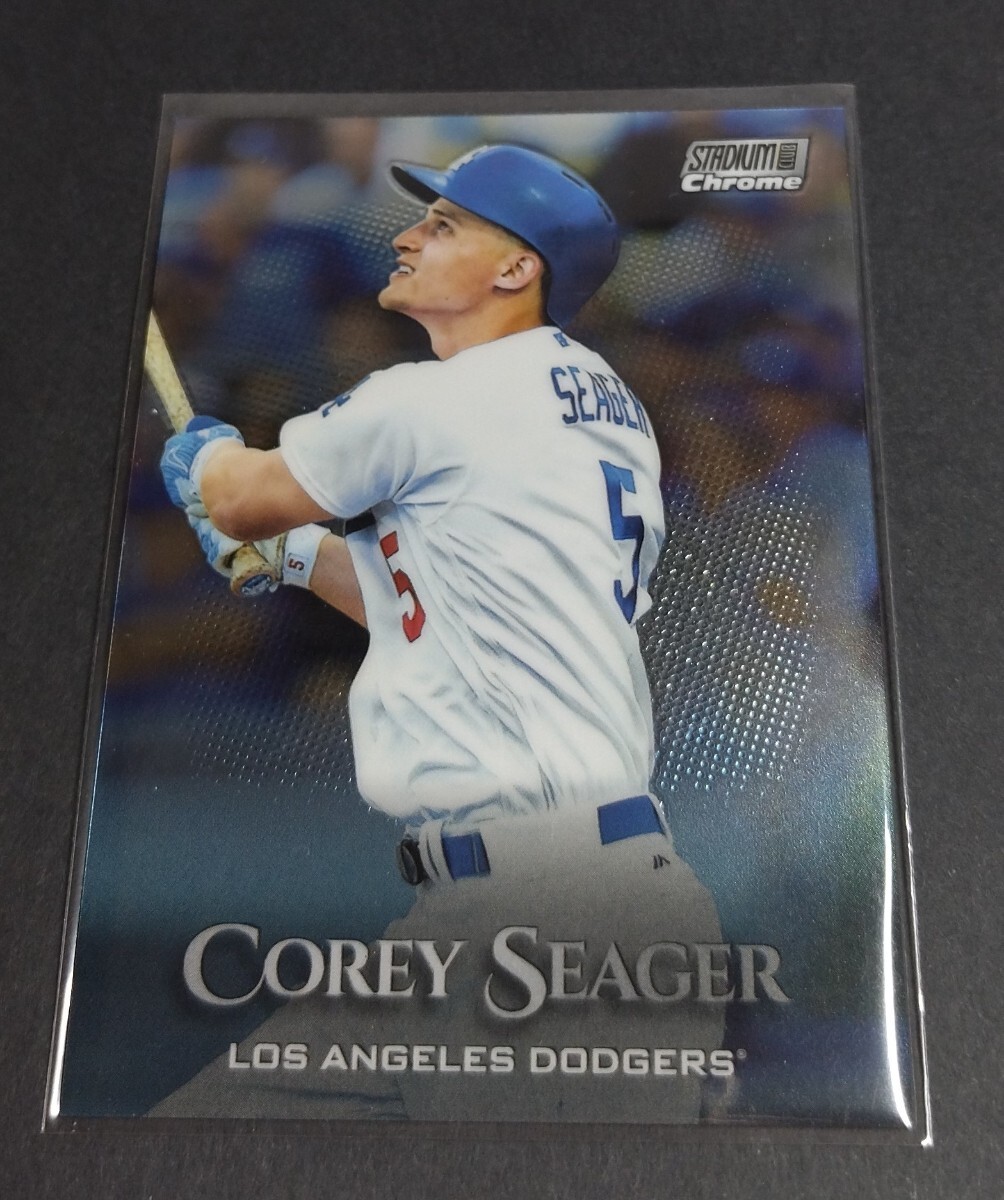 MLB 2019年topps chrome コーリー・シーガー(ドジャース) stadium club No,SCC-89。Dodgers COREY SEAGER 拍卖