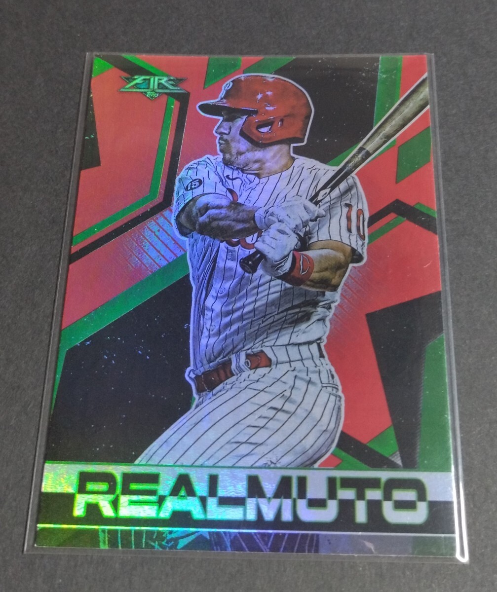 MLB 2021年topps fire J.T.リアルミュート(フィリーズ) レッドパラレル No,126。Phillies J.T.REALMUTO 拍卖