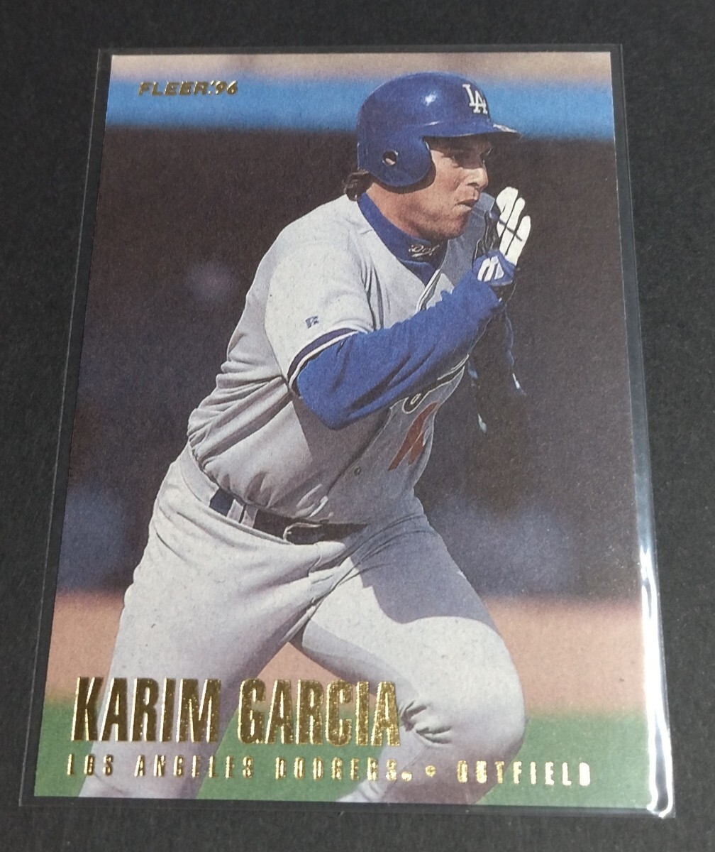 MLB 1996年FLEER カリーム・ガルシア(ドジャース) オリックス在籍。No,U144。Dodgers KARIM GARCIA 拍卖