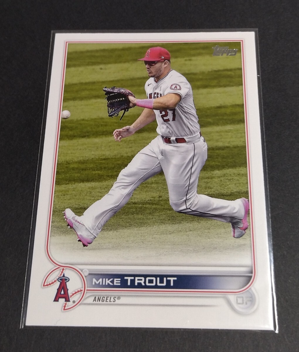 MLB 2022年topps series one マイク・トラウト(エンゼルス) No,27。MIKE TROUT 拍卖