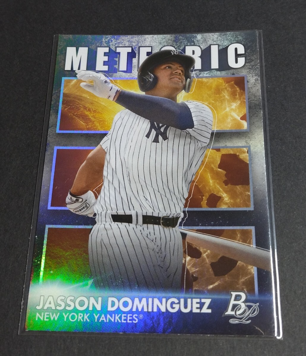 MLB 2021年Bowman Platinum ジェイソン・ドミンゲス(ヤンキース)METEORIC。インサート。No,MET-7。Yankees JASSON DOMINGUEZ 拍卖