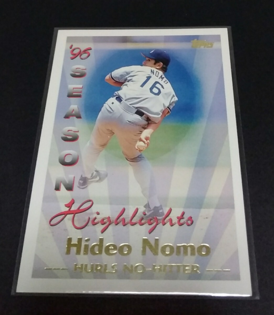 MLB 1997年Topps 野茂英雄(ドジャース) ‘96SEASON No,464。Dodgers HIDEO NOMO 拍卖