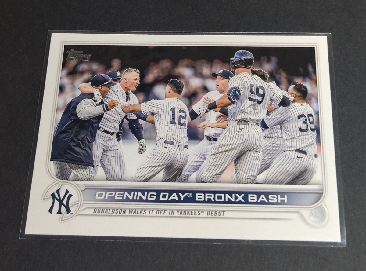 MLB 2022年topps update series ジャッジ & ドナルドソン(ヤンキース)オープニングデー No,US45。Yankees AARON JUDGE JOSH DONALDSON 拍卖