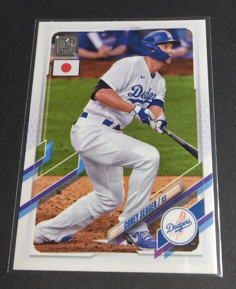 MLB 2021年topps Japan edition コーリー・シーガー(ドジャース) No,209。Dodgers COREY SEAGER 拍卖