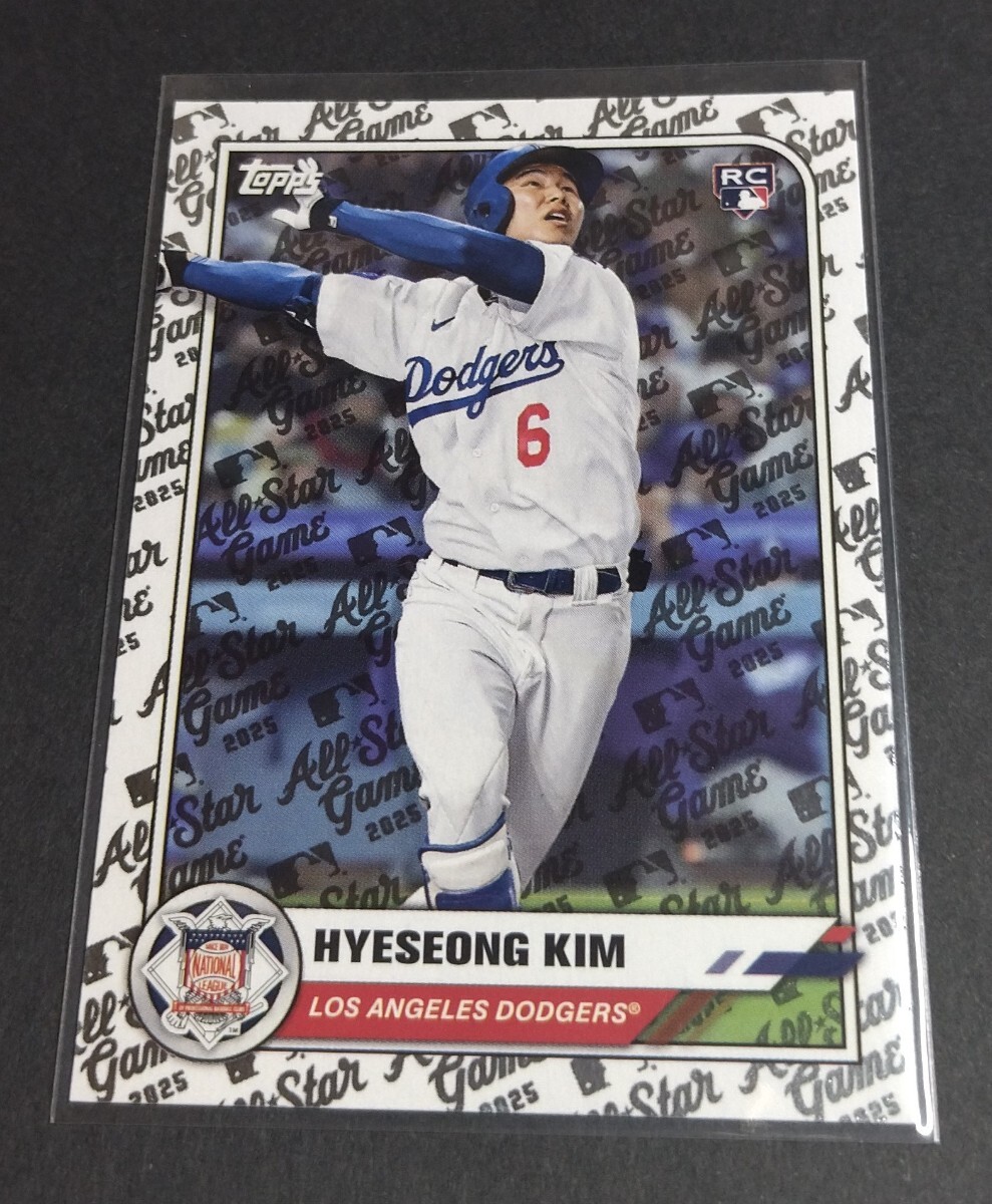 MLB 2025年topps キム・ヘソン 金慧成(ドジャース) ルーキーカード。All-Star Game 2025 No,67。Dodgers HYESEONG KIM RC 拍卖