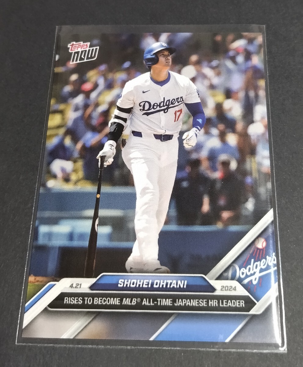 MLB 2024年topps Now 大谷翔平(ドジャース) MLB歴代日本人選手最多HRを達成記念カード! No,106。Dodgers SHOHEI OHTANI 拍卖