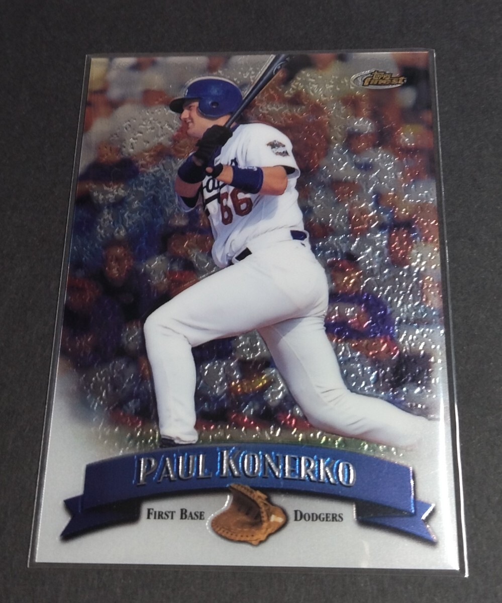 MLB 1998年topps finest ポール・コネルコ(ドジャース) No,174。ホワイトソックス永久欠番。Dodgers PAUL KONERKO 拍卖