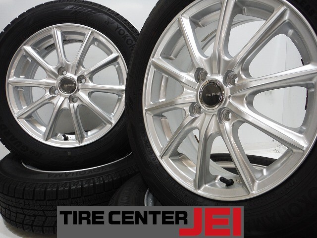 15インチ IG60 175/65R15 5.5J+50 100 コンパクトカー ノート 中古スタッドレスタイヤホイール【4本セット】送料無料(ASA15-0994)拍卖