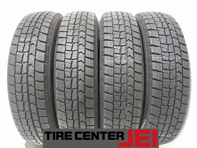 145-80R13 8.5-8分山 ダンロップ ウィンターマックス 2021年製 中古スタッドレスタイヤ【4本セット】送料無料(AS13-3729)拍卖