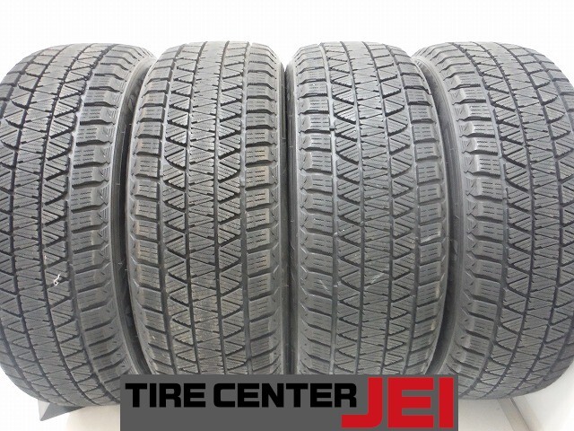 225-55R19 8.5-8分山 ブリヂストン ブリザックDM-V3 2022年製 中古スタッドレスタイヤ【4本セット】送料無料(AS18-3752)拍卖