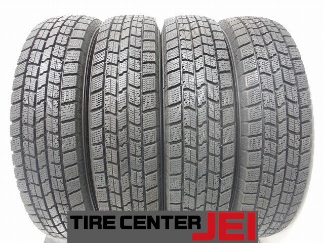 155-80R13 9.5-9分山 グッドイヤーアイスナビ7 2023年製 中古スタッドレスタイヤ【4本セット】送料無料(AS13-3767)拍卖