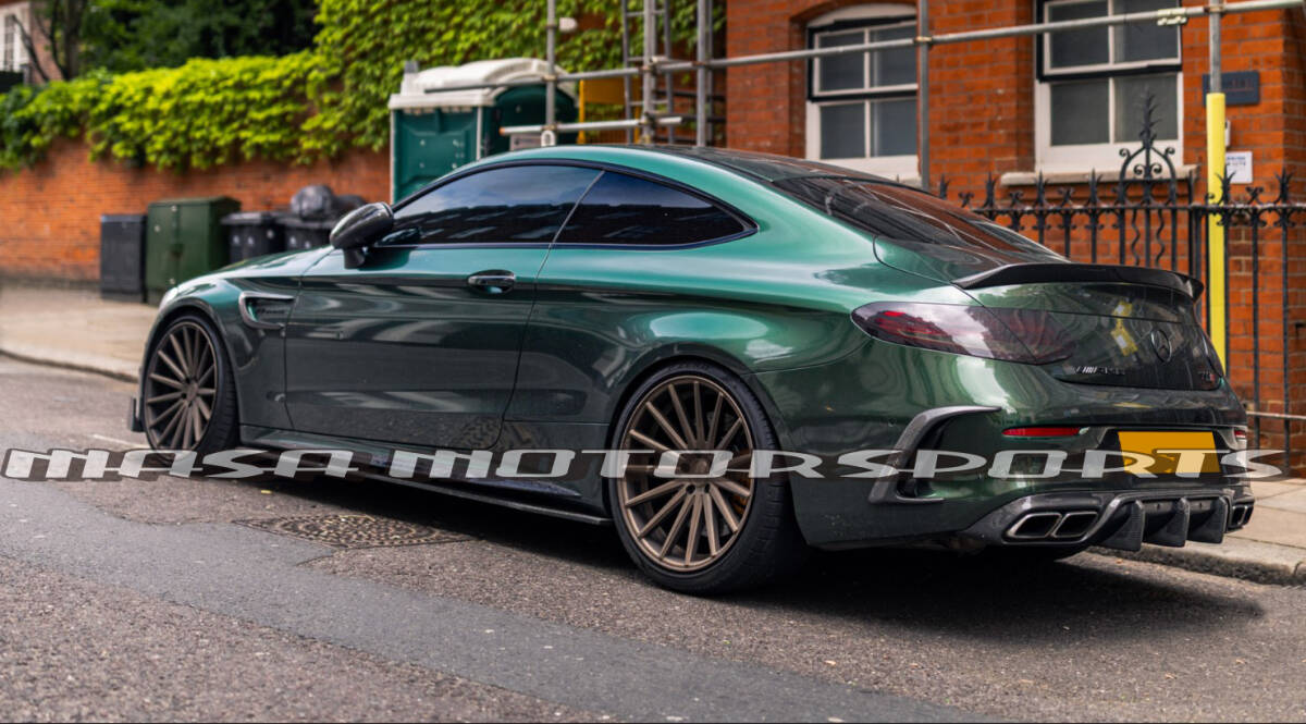 メルセデスベンツ Cクラス C180 クーペ C205 リアテールカスタム 調光スモークプロテクションフィルム簡単施工 劣化 外装パーツ拍卖