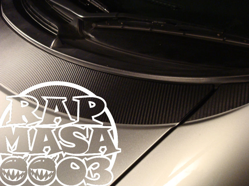 岐阜発 トヨタエスティマACR MCR30W 40W ボンネットスクープリペアカスタムカーボンシート 腐食 剥がれ 傷 磨れ 浮き補修 拍卖