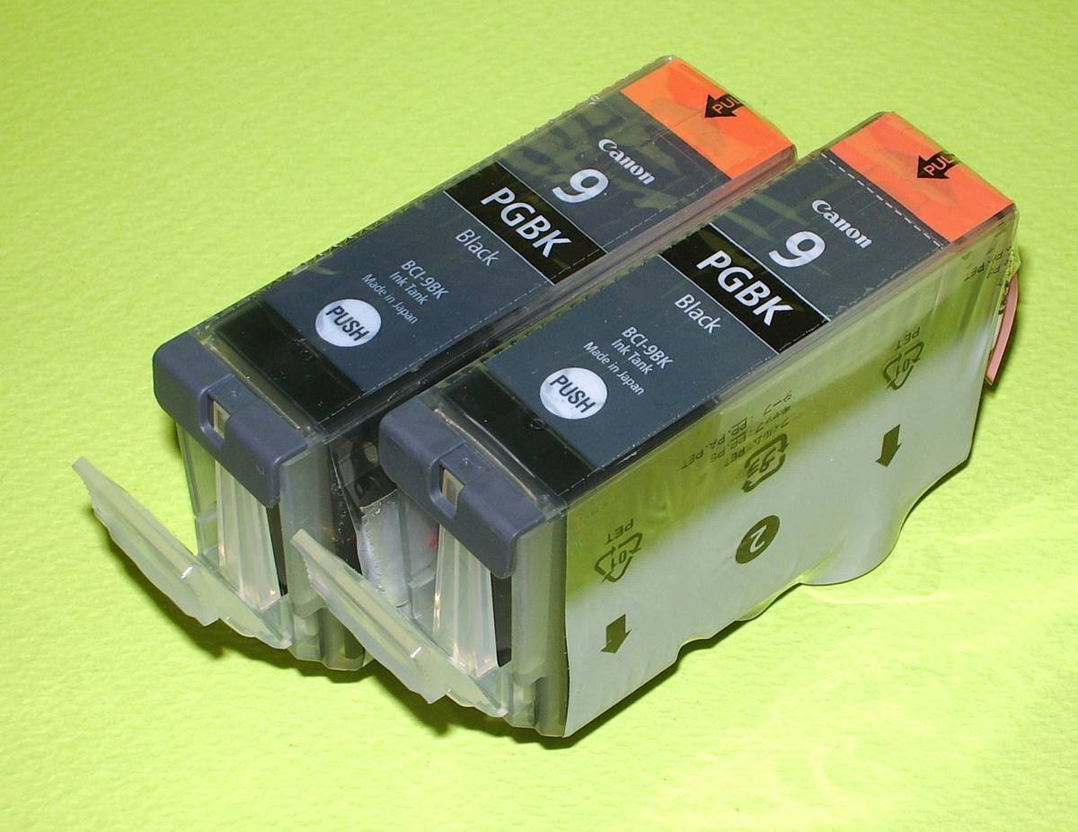 【BCI-9 PGBK】CANON純正 未使用品2個set.拍卖