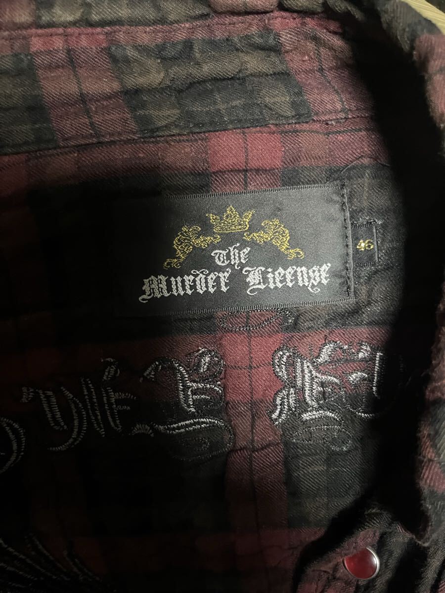 murder licenseチェックシャツ拍卖