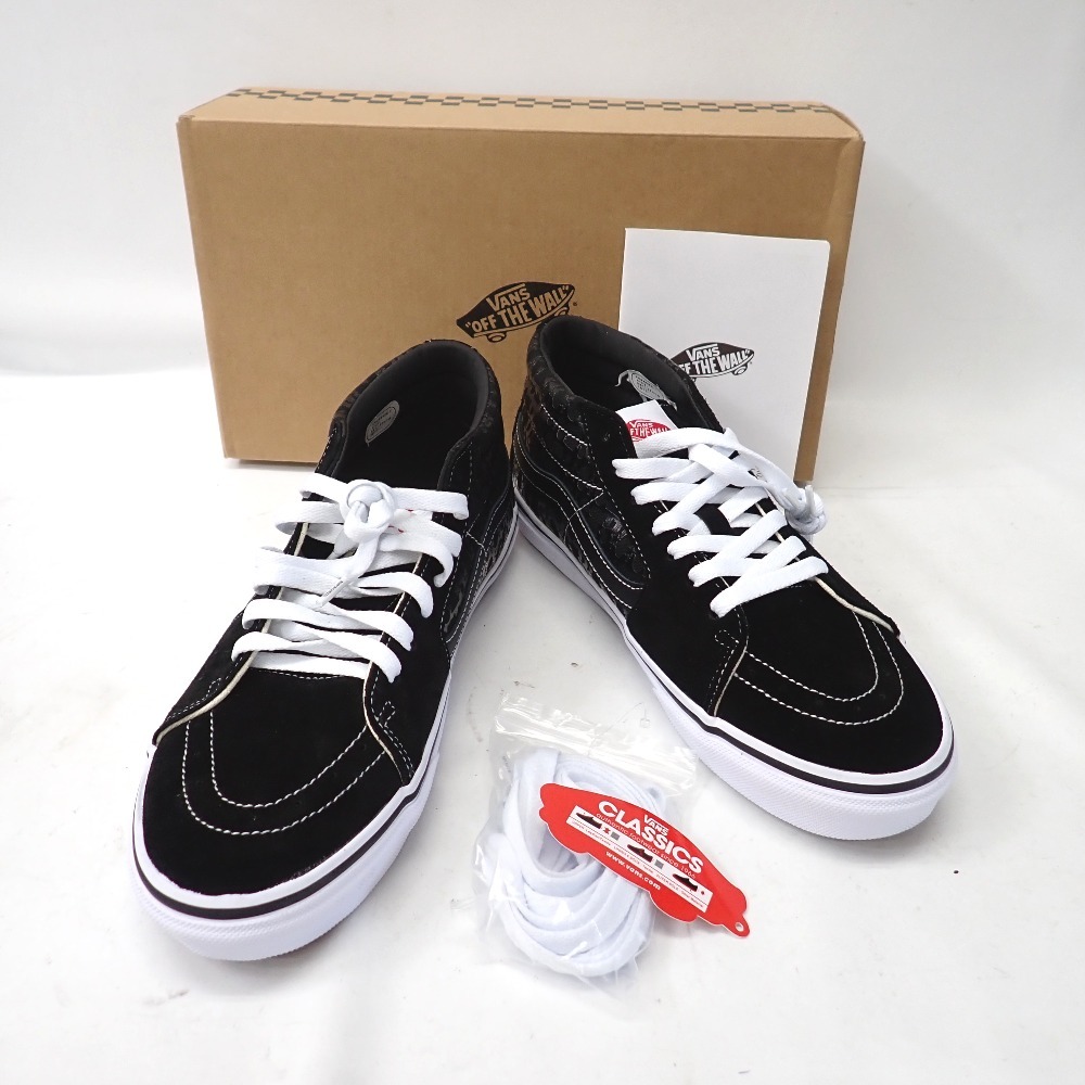 Ft1287901 バンズ 靴 スニーカー V38 MID CF BUMP SK8-MID ブラック 27.0cm メンズ VANS 中古拍卖