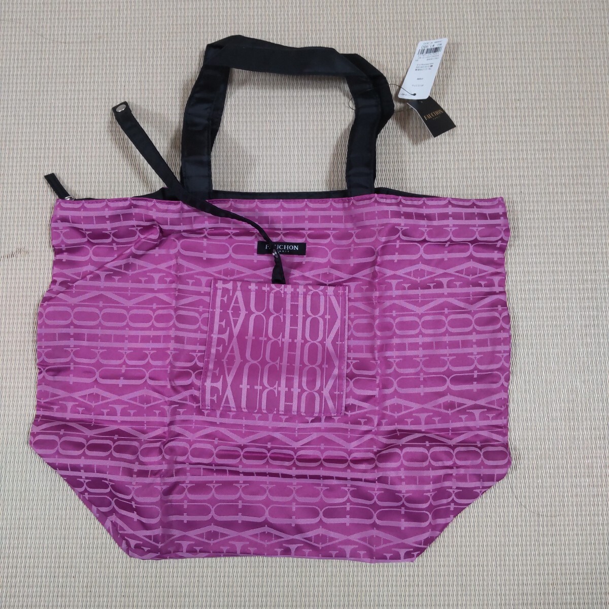 フォション エコバッグ サブバッグ RO ポリエステル ファスナー付 軽量 新品未使用拍卖