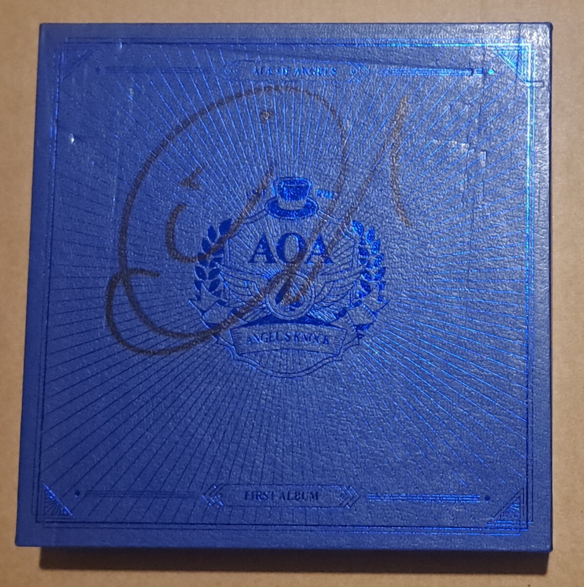 AOA ジミン 直筆サイン入り 1集 Angel′s Knock B ver. 韓国盤 CD 未再生 即決 Jimin Excuse Me Bing Bing 1st Album拍卖