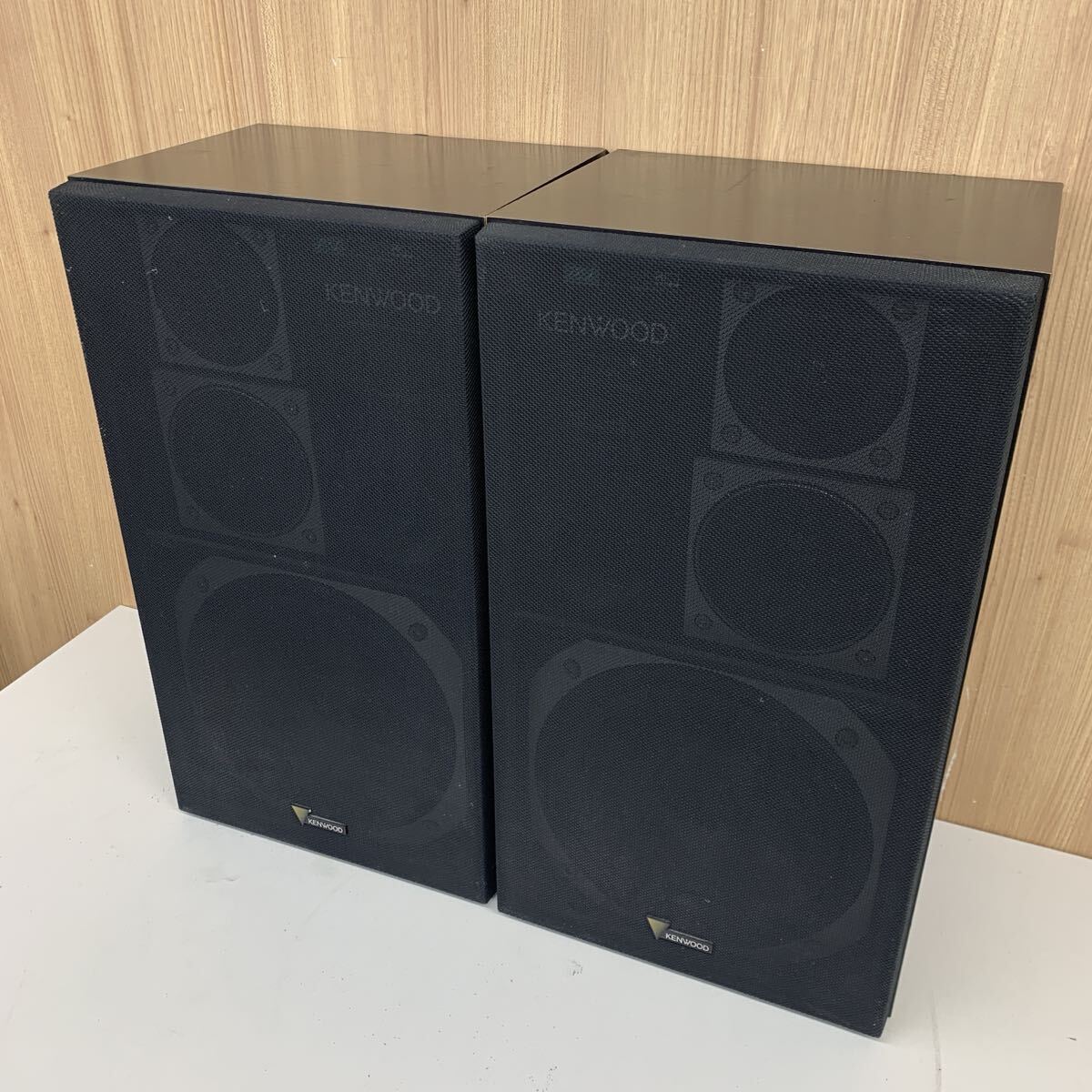 【U-1】 Kenwood S-7GV スピーカー 動作確認済み エッジに破れあり ケンウッド 4478-145拍卖