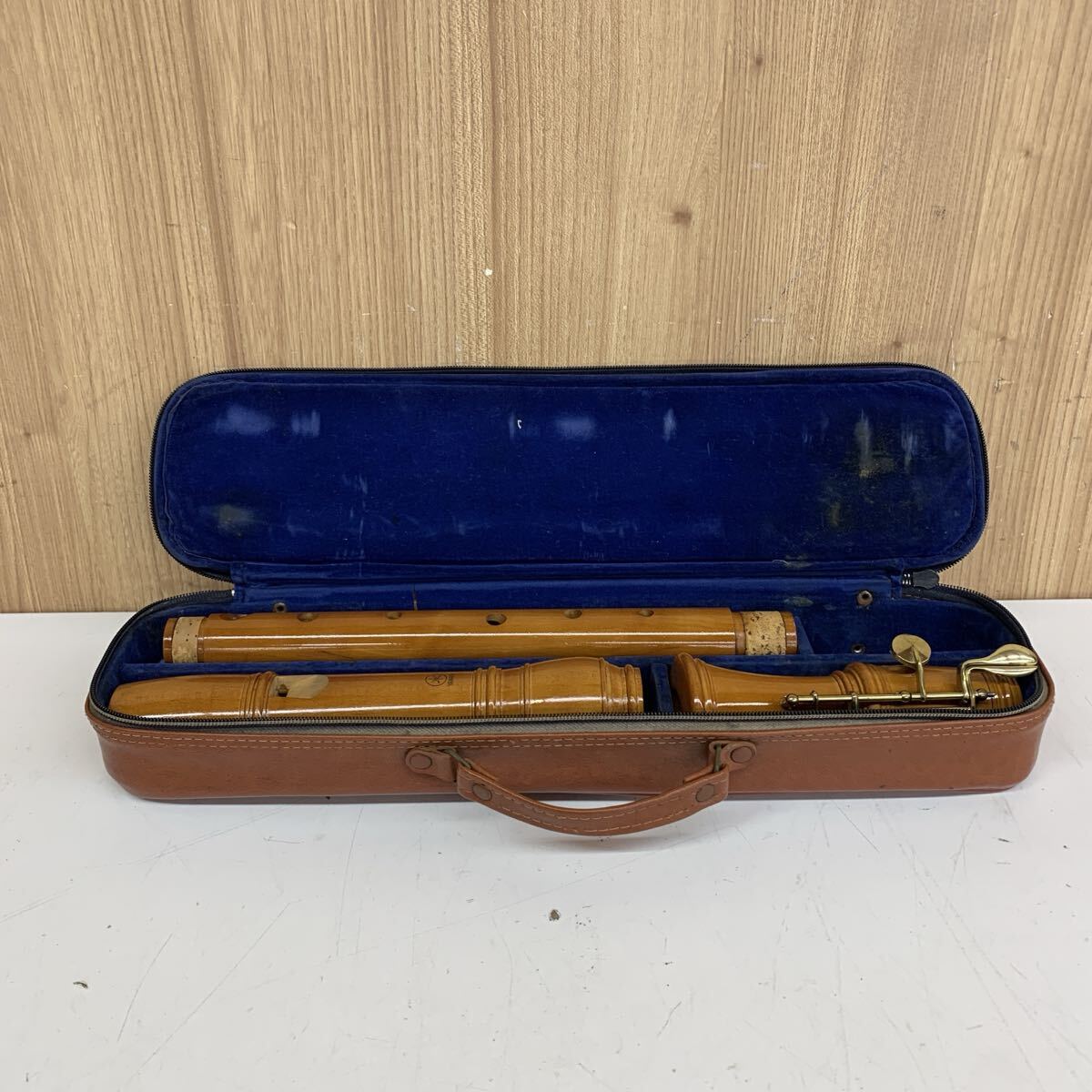 【R-3】 Yamaha YRT-61M バスリコーダー ヤマハ ケース付き 4622-76拍卖