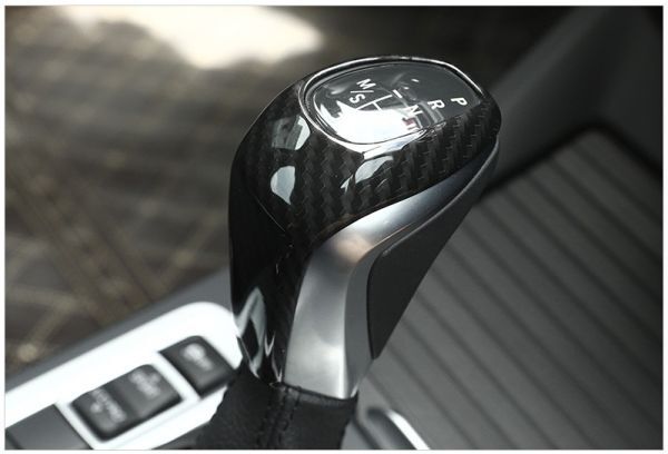 即決 BMW X1 F48 2シリーズ F45 F46 カーボン オートマシフト ギア チェンジ レバー カバー アクティブ ツアラー q拍卖