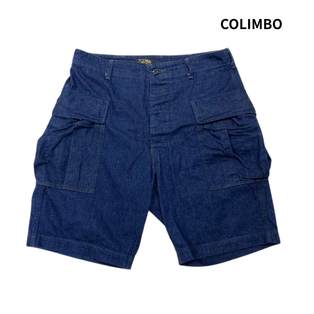 COLIMBO コリンボ San Diego Harbor Pants ネップ インディゴデニム ショートパンツ size:LR/ハーフパンツ 短パン デニム パンツ ボトムス拍卖