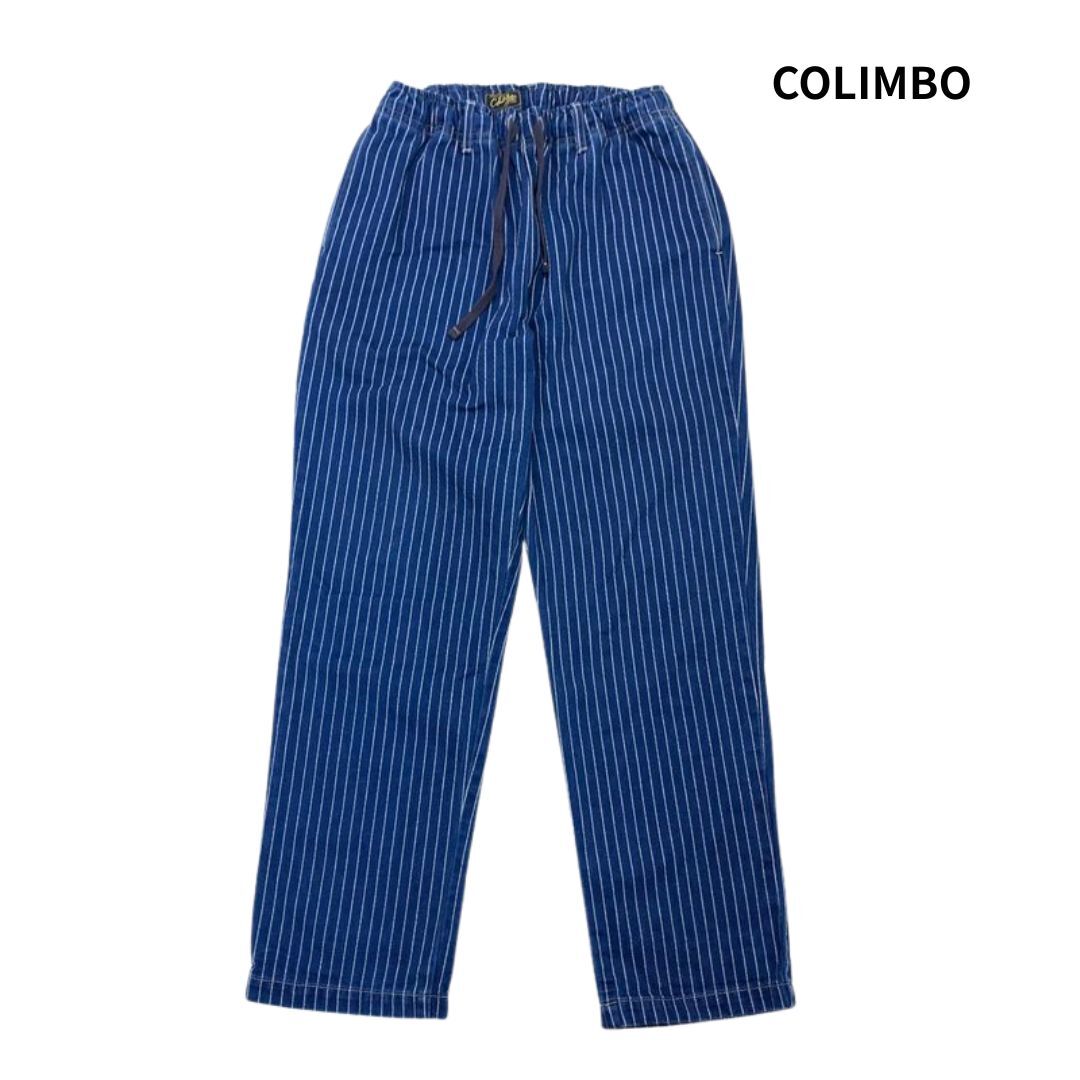 【美品】2025年 COLIMBO コリンボ GRAND TETON EASY PANTS INDIGO WABASH イージーパンツ インディゴ ウォバッシュ size:M/テーパード拍卖