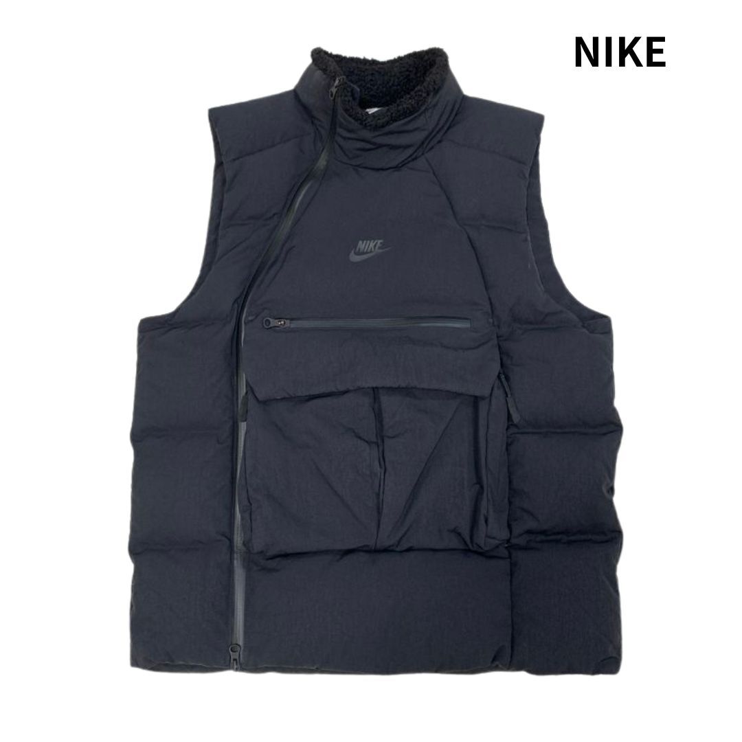NIKE ナイキ TECH PACK FILL DOWN VEST テックパック フィル ダウンベスト 中綿 ダウン ベスト ブラック size:L/Y2K 00s 2000s アウター拍卖