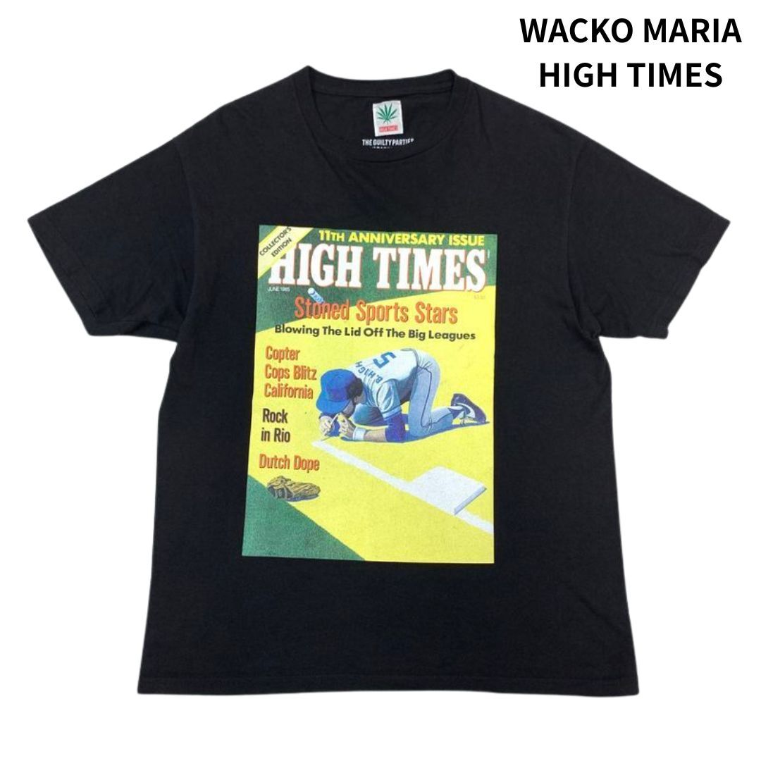 美品 WACKOMARIA WACKO MARIA x HIGH TIMES ワコマリア ハイタイムズ 24ss T-SHIRT TYPE-4 Tシャツ size:L/半袖 トップス GUILTY PARTIES拍卖