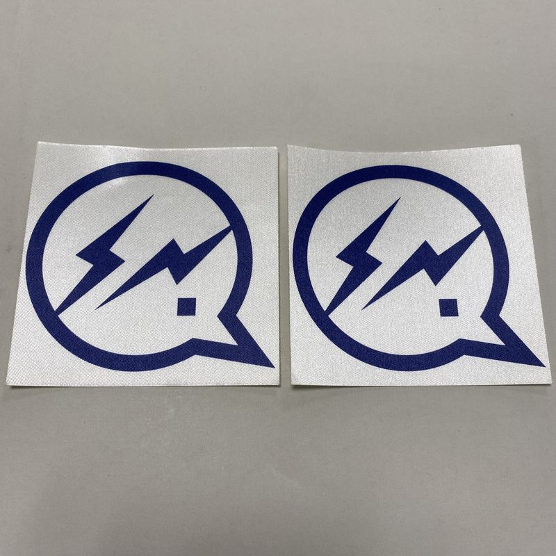 送料無料【2枚セット】DENIM BY VANQUISH FRAGMENT フラグメント ロゴ ステッカー 布ステッカー シール/藤原ヒロシ GOODENOUGH ノベルティ拍卖