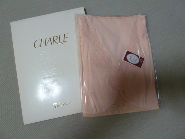 ◇シャルレ★コンビネーションスリップ(半袖)★ M-95★ ピーチ★ LE022★新品拍卖