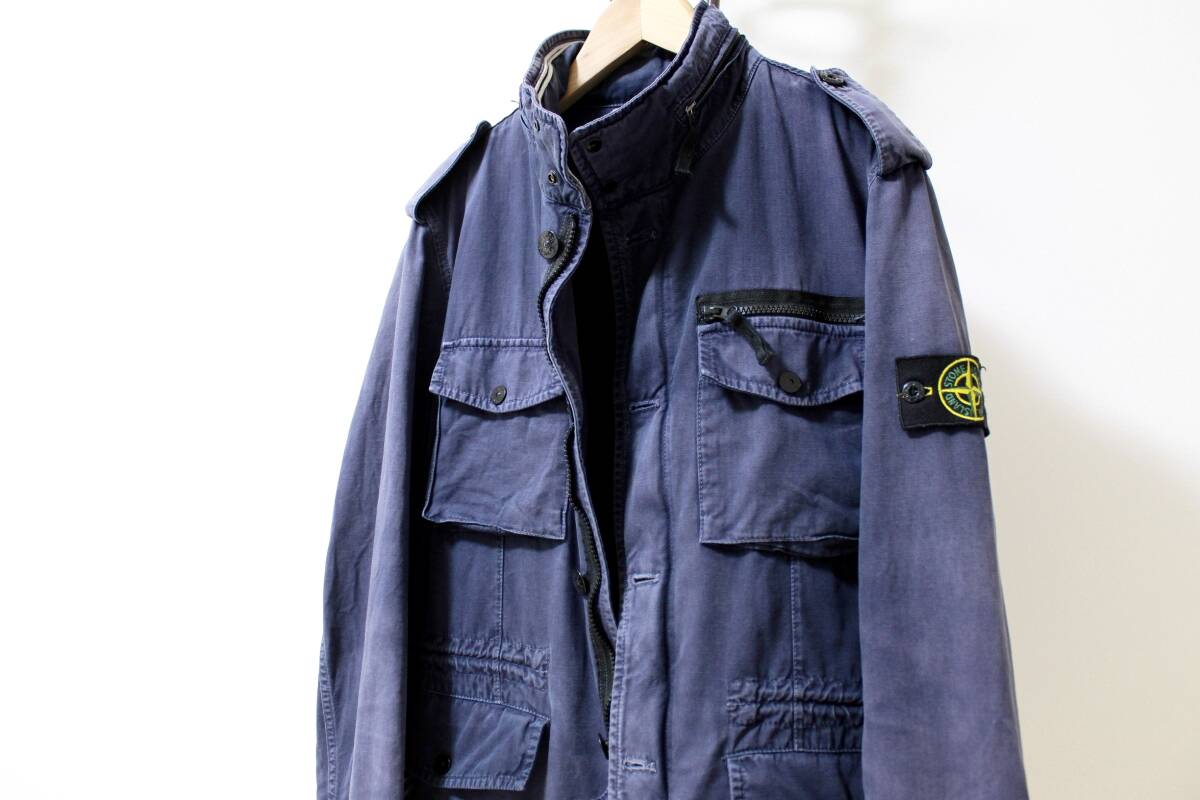 2012 STONE ISLAND GARMENT DYED ARMY TEX COTTON M65 JACKET / ストーンアイランド ガーメントダイ M65 ジャケット / rasogommato拍卖