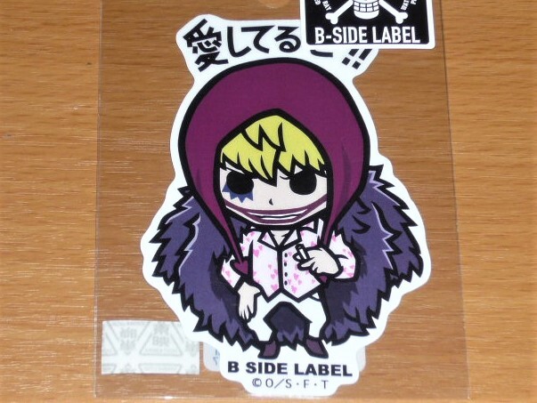 ◆ワンピース ステッカー◆コラソン 愛してるぜ◆B-SIDE LABEL◆拍卖