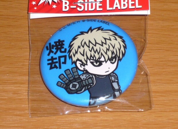 ◆ワンパンマン 缶バッジ◆ジェノス 焼却◆B-SIDE LABEL◆拍卖