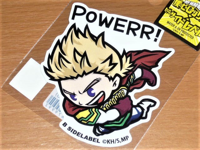 ◆ヒロアカ ステッカー◆透形ミリオ POWERR◆B-SIDE LABEL◆新3.5弾◆拍卖