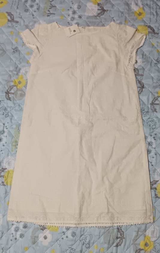 earth music&ecology ボーダーレース ワンピース サイズF アイボリー拍卖