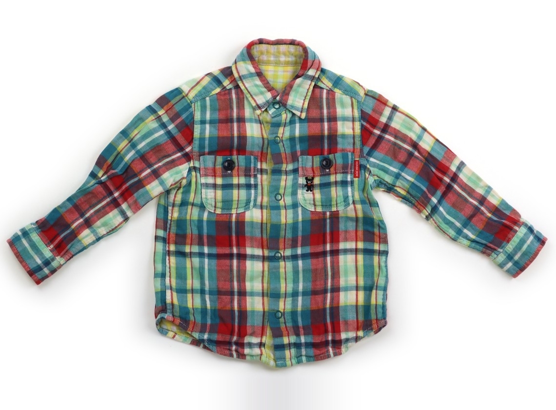 ミキハウス miki HOUSE シャツ・ブラウス 100サイズ 男の子 子供服 ベビー服 キッズ拍卖