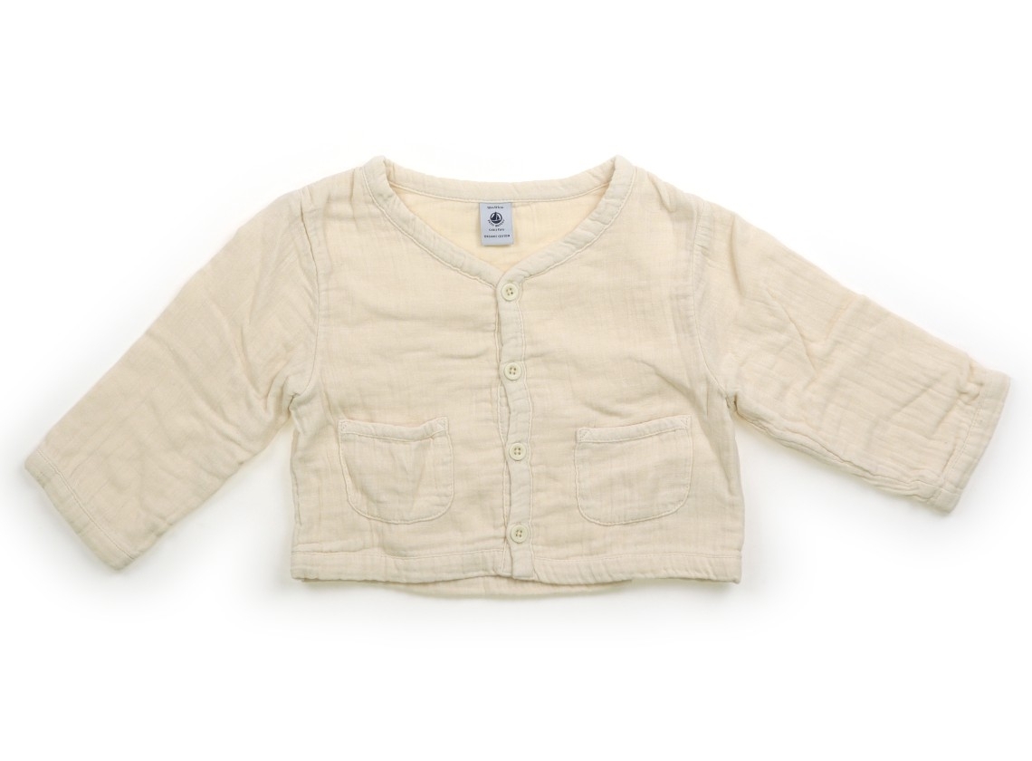 プチバトー PETIT BATEAU カーディガン 80サイズ 女の子 子供服 ベビー服 キッズ拍卖