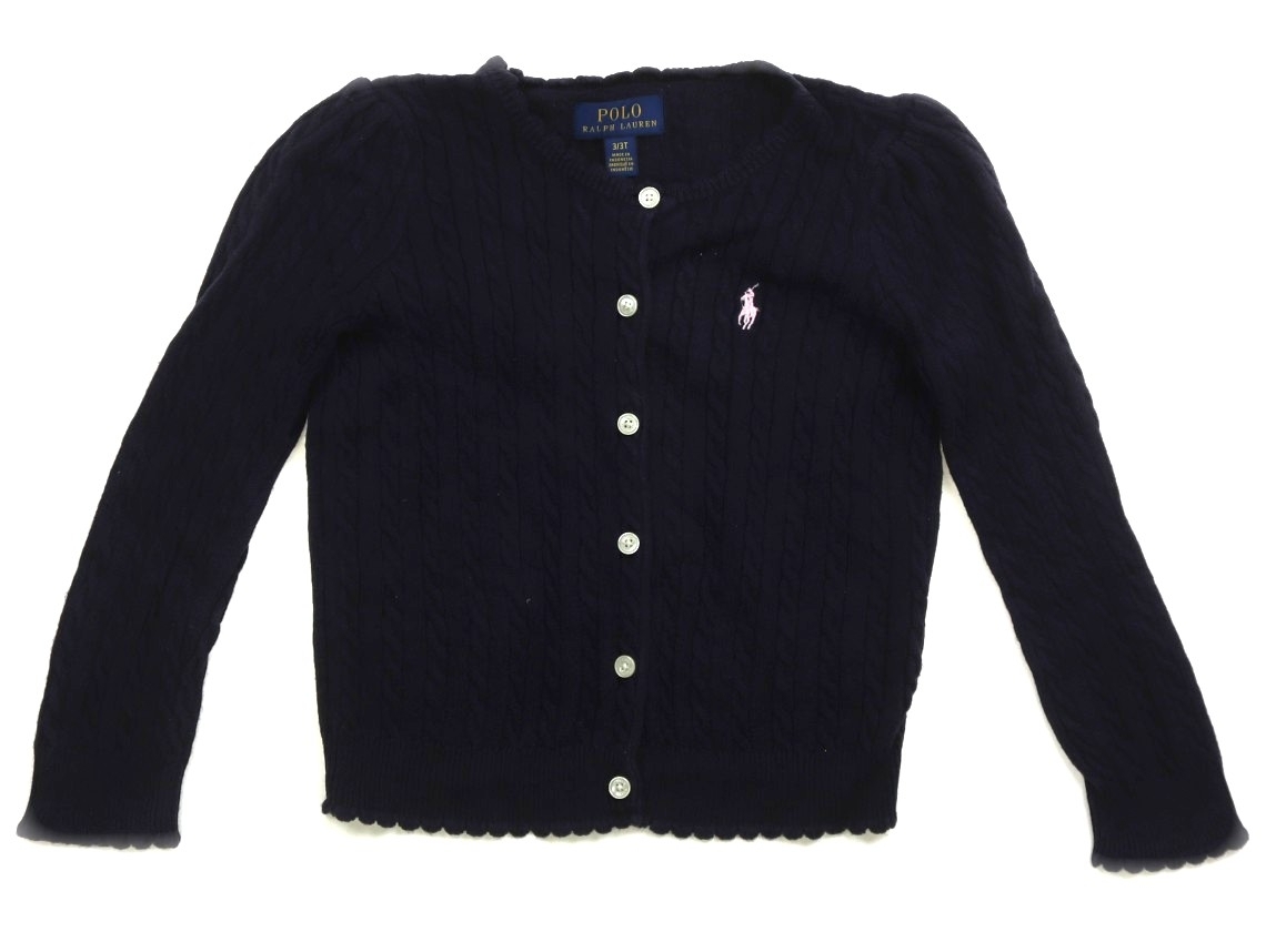 ポロラルフローレン POLO RALPH LAUREN カーディガン 100サイズ 女の子 子供服 ベビー服 キッズ拍卖