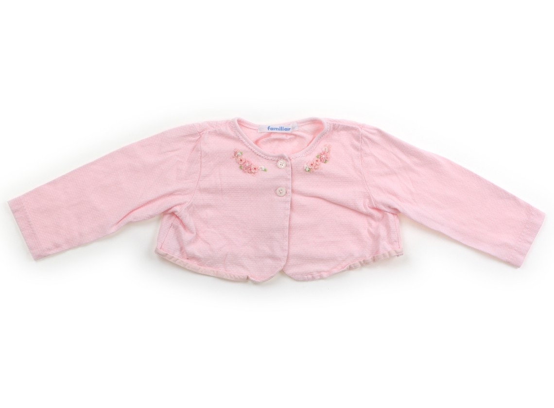 ファミリア familiar カーディガン 80サイズ 女の子 子供服 ベビー服 キッズ拍卖