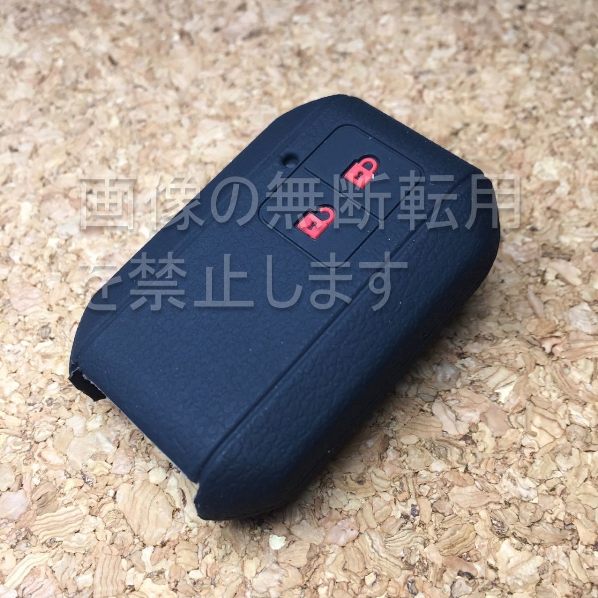 スズキ2ボタンシリコンキーカバー スマートキー用キーケースS09 新型ジムニーJB64W/JB74W ブラック×赤文字拍卖