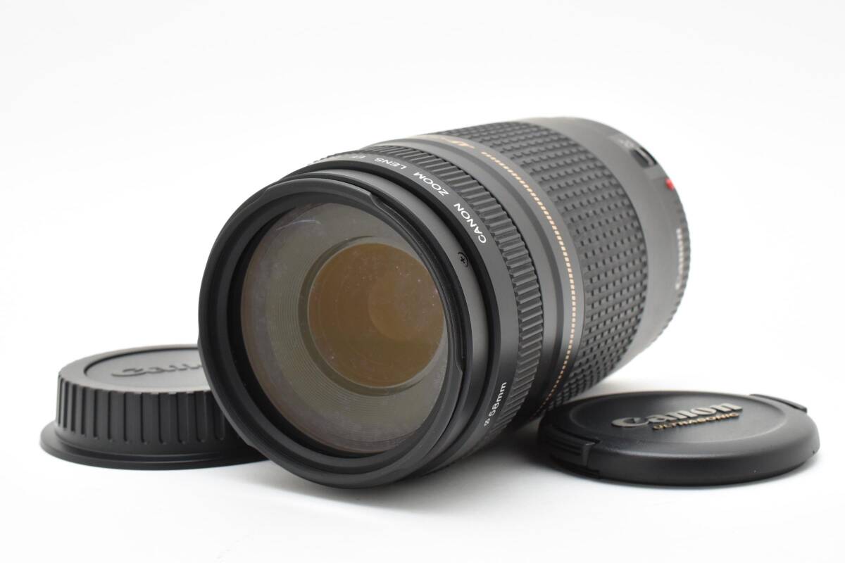 【外観美品】Canon キャノン EF 75-300mm f4-5.6 II オートフォーカス カメラレンズ【動作確認済み】#132拍卖