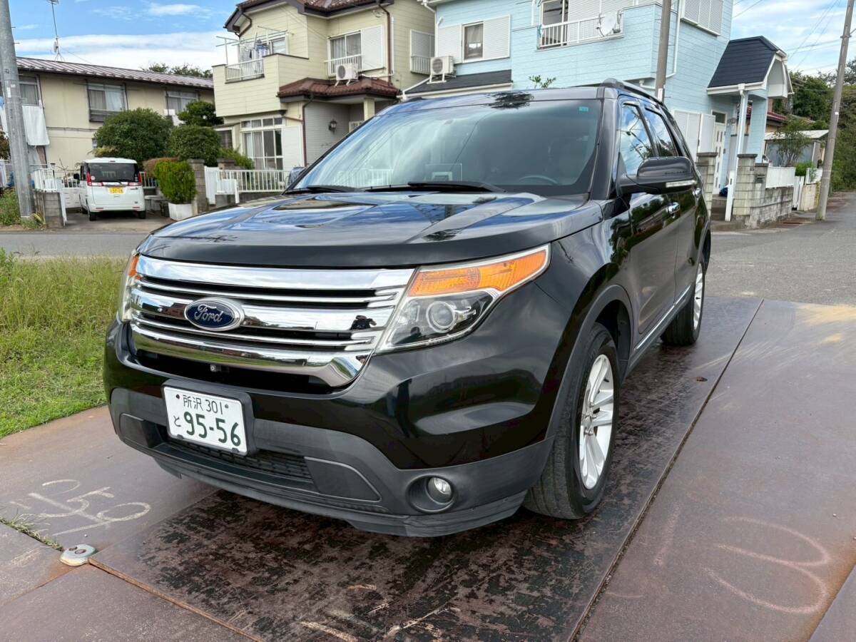 車検付/H24年式/フォード エクスプローラー5D/XLT/ワンオーナー/ストラーダナビ/純正ディスプレイ/純正アルミホイール/4WD/ETC拍卖