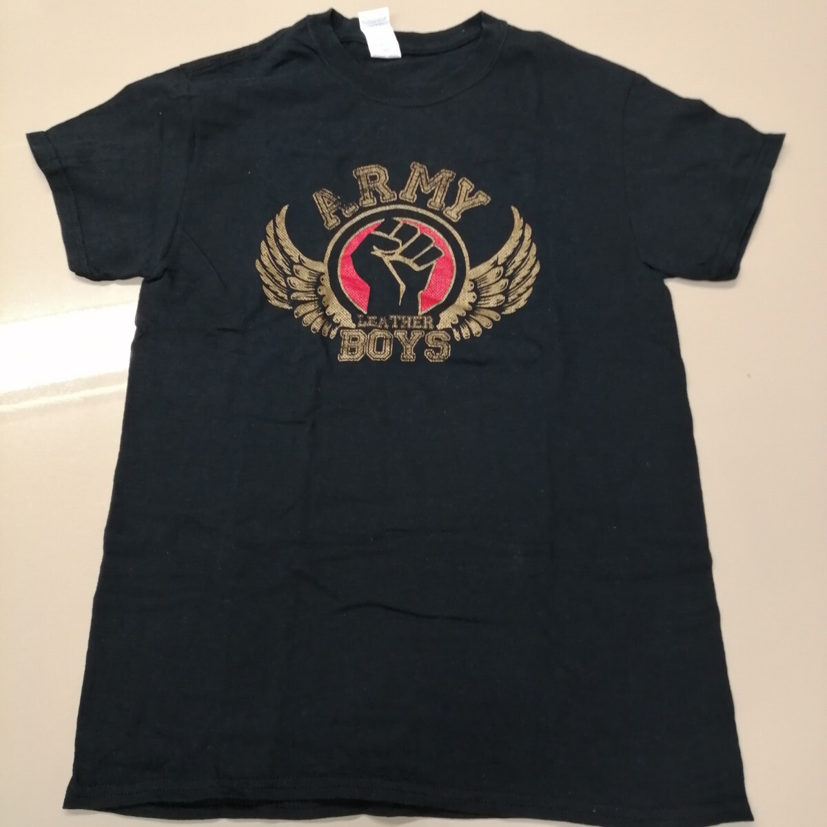 E09 バンドTシャツ レザーボーイズ LEATHER BOYS army拍卖