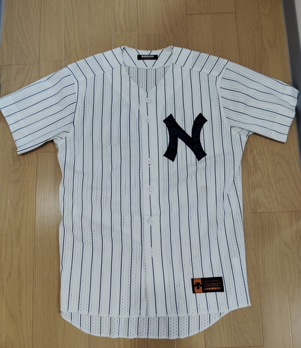 【DESCENTEデサント】”高性能生地FUNCTIONALベースボールユニフォーム Sサイズ拍卖