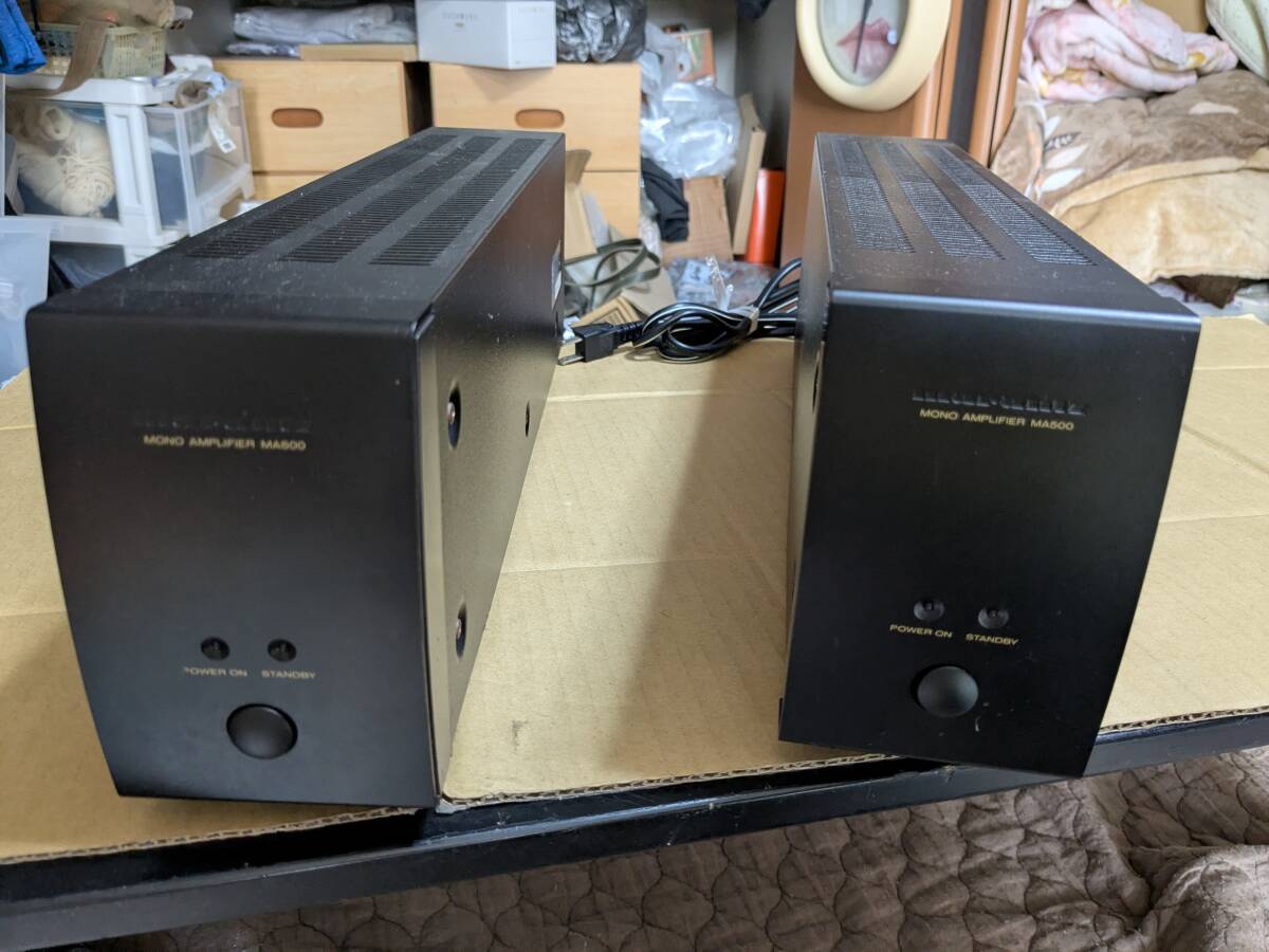 マランツ MA500F モノラルパワーアンプ ペアー 中古品 音出しOK拍卖