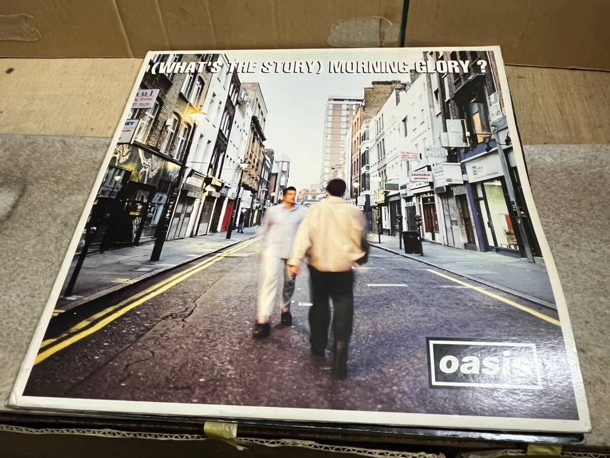 UKオリジナル 2LP 3面見開きジャケ Oasis オアシス (What's The Story) Morning Glory? 動作確認済み拍卖