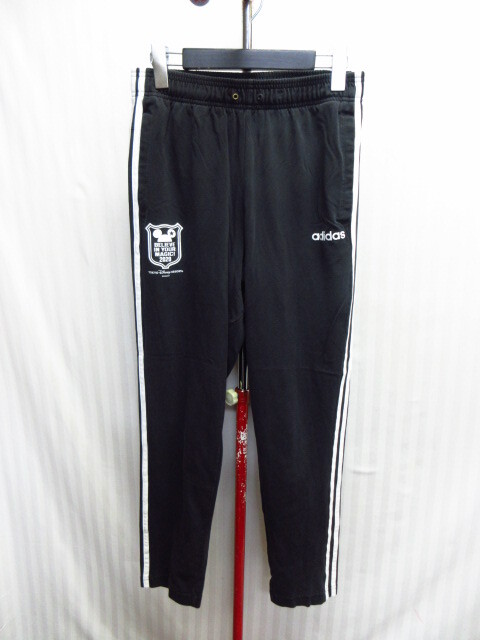 アディダス×ディズニー ミッキーマウス ジャージパンツ メンズL 黒 スウェットパンツ トラックパンツ イージーパンツ トレーニング08293拍卖