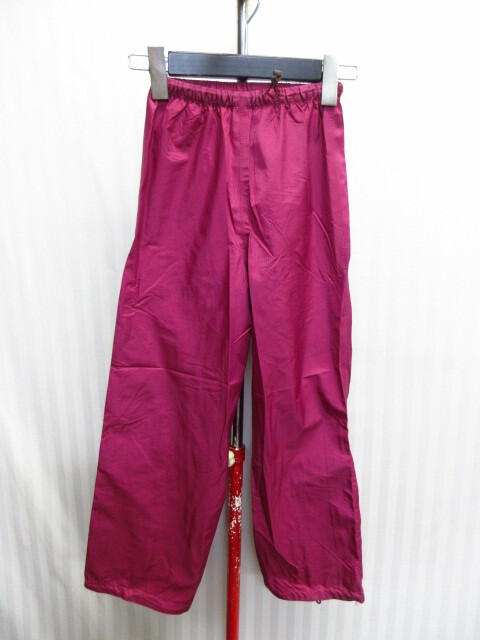 ミズノ アウトドア レインパンツ SIZE120 雨具 キッズ 子供用 アウトドア レインウエア 登山 キャンプ トレイルウエア 09043拍卖